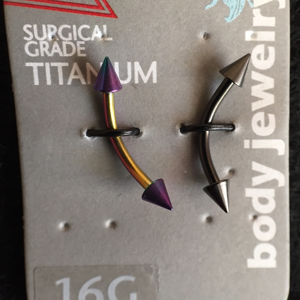 Hotsilver curved barbell body jewelry